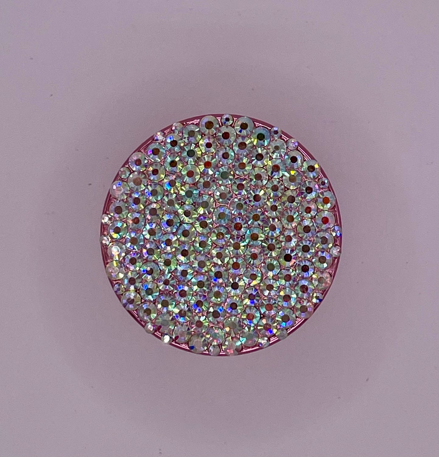 Mini Herb Grinder "Floralune" - with Glass Crystal Rhinestones