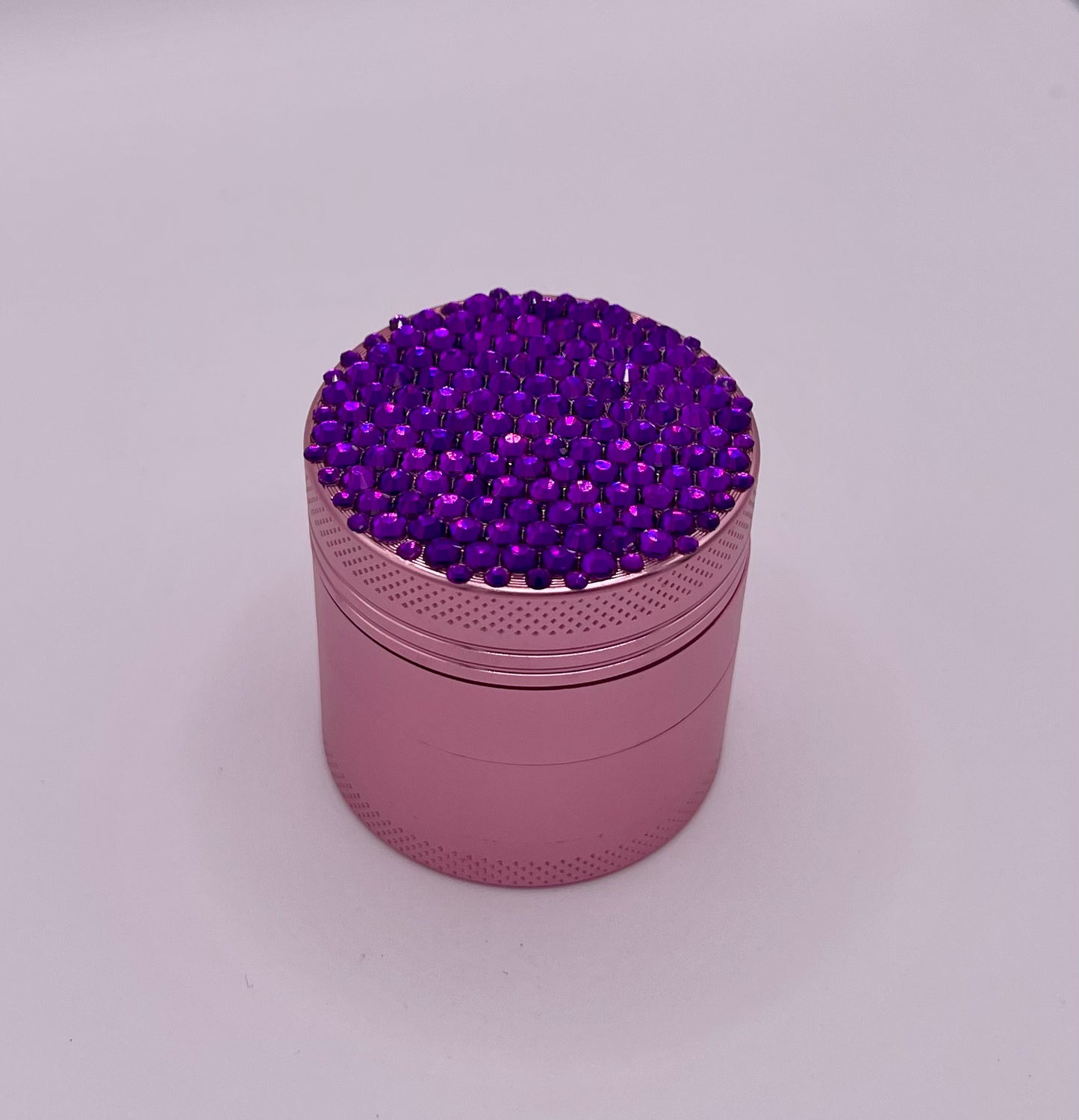 Mini Herb Grinder "Floravex" - with Glass Crystal Rhinestones