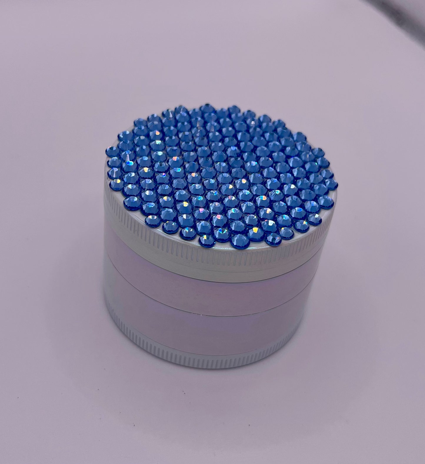 Herb Grinder "Frostfire" - with Glass Crystal Rhinestones