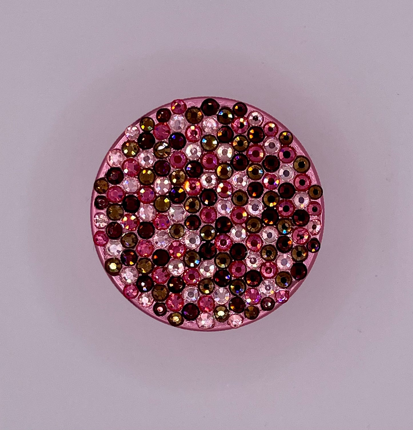 Herb Grinder "Mochalily" - with Glass Crystal Rhinestones