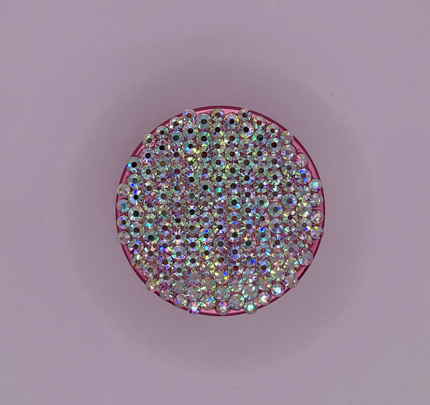 Herb Grinder "Moonblush" - with Glass Crystal Rhinestones