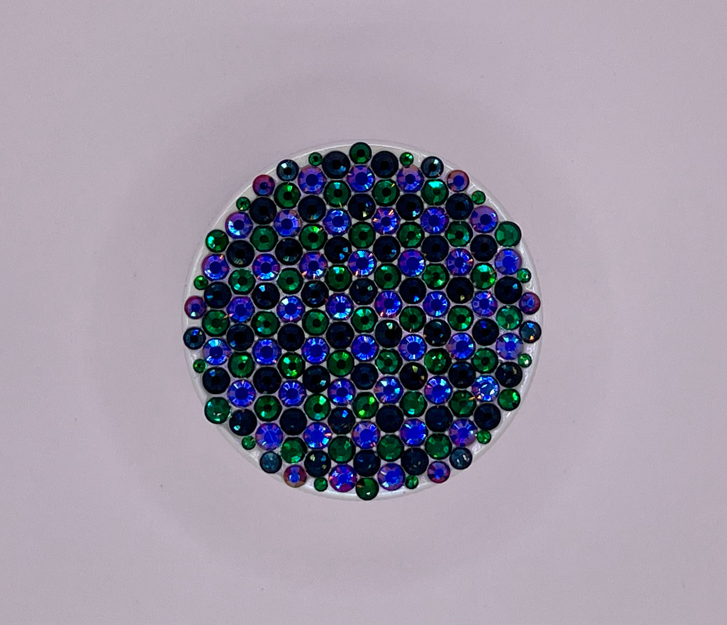 Herb Grinder "Moonwing" - with Glass Crystal Rhinestones
