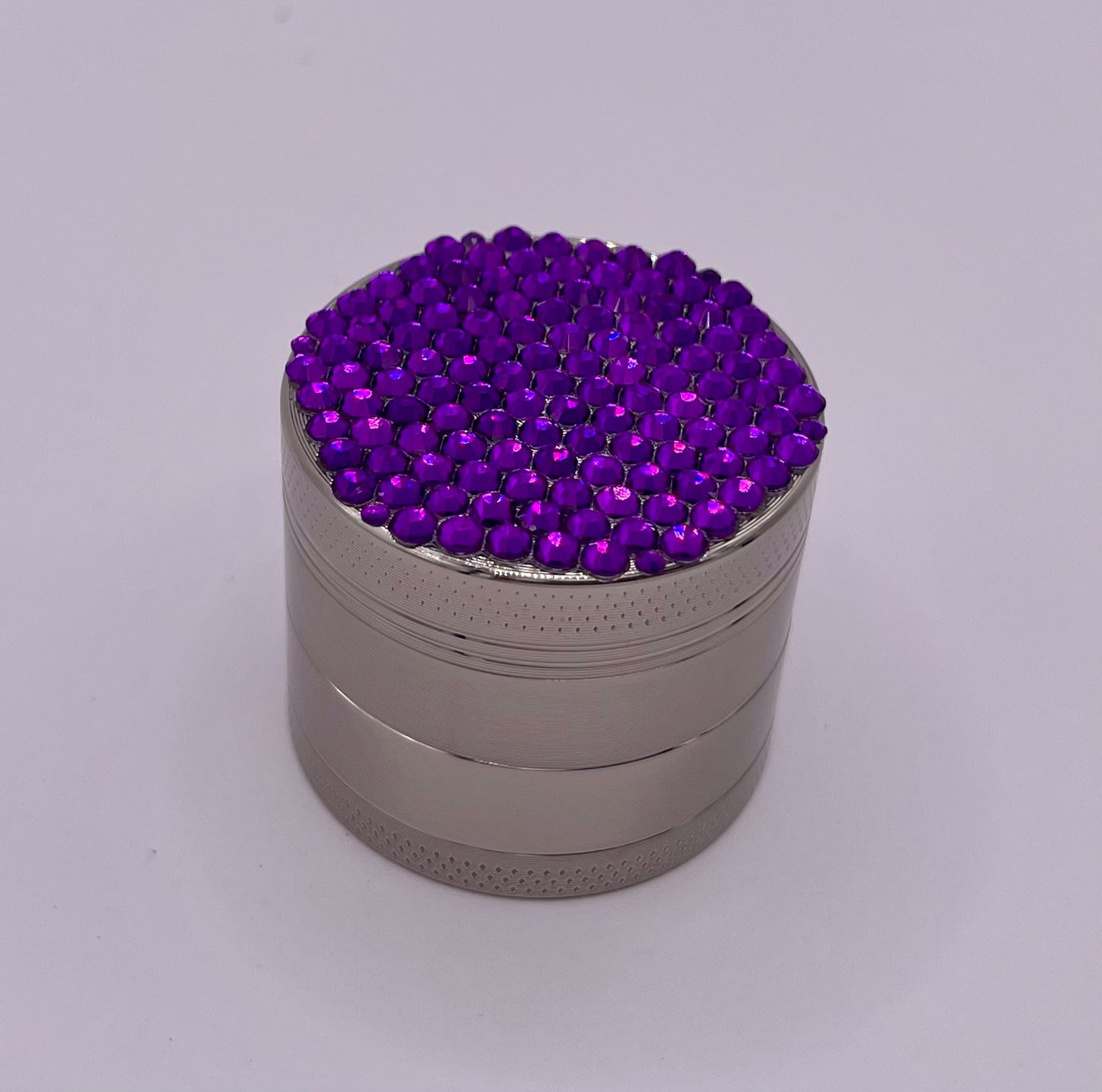 Mini Herb Grinder "Nebulae" - with Glass Crystal Rhinestones
