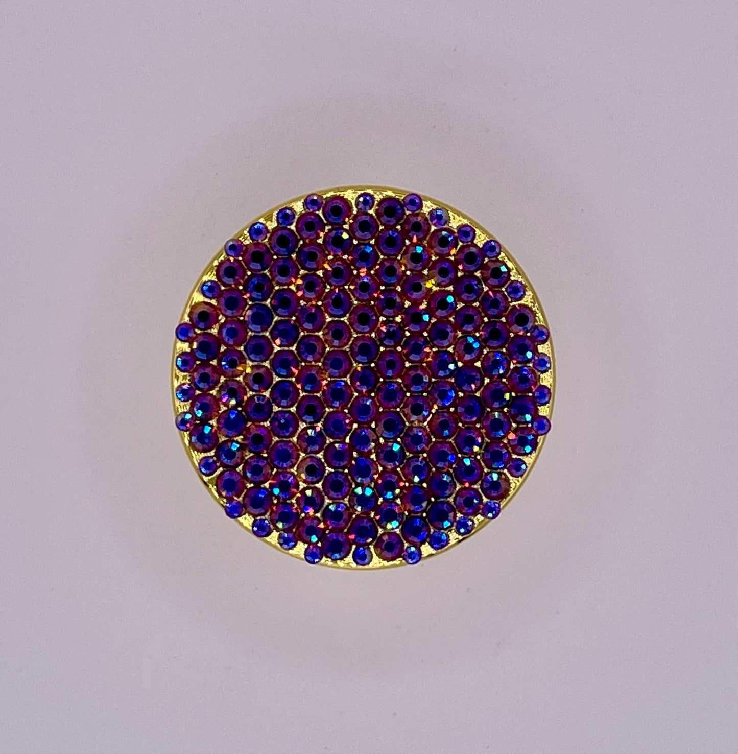 Mini Herb Grinder "Osiris" - with Glass Crystal Rhinestones