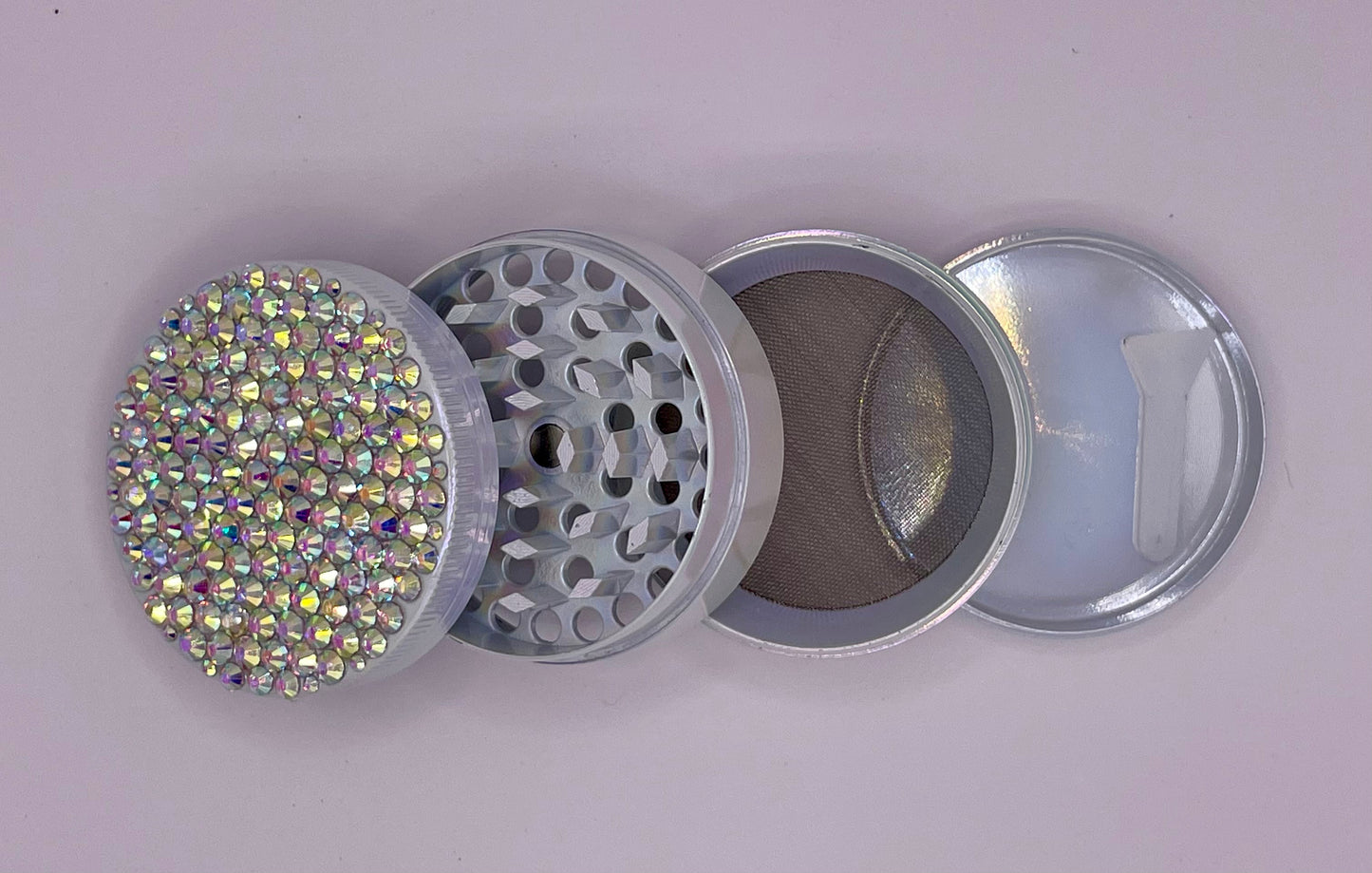 Herb Grinder "Prismis" - with Glass Crystal Rhinestones