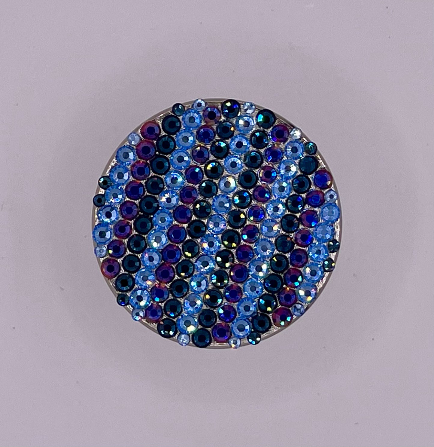 Mini Herb Grinder "Runebound" - with Glass Crystal Rhinestones