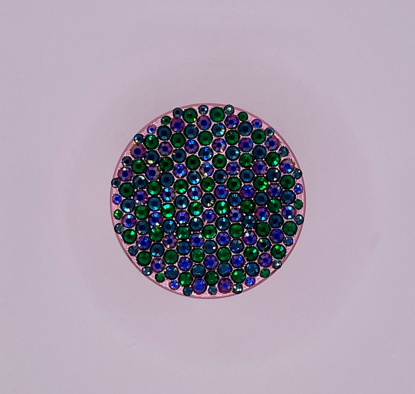 Mini Herb Grinder "Thetis" - with Glass Crystal Rhinestones