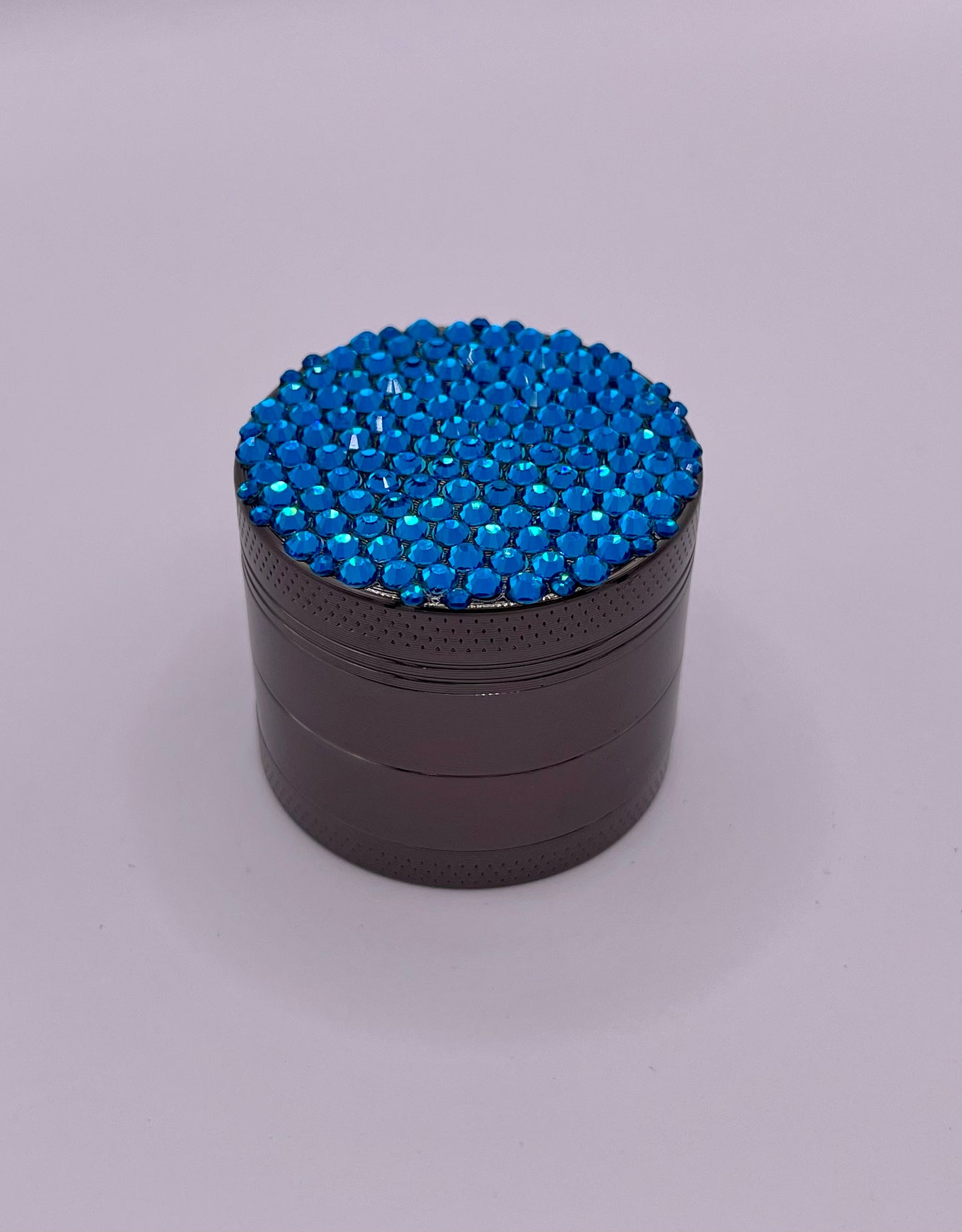 Mini Herb Grinder "Veilstone" - with Glass Crystal Rhinestones