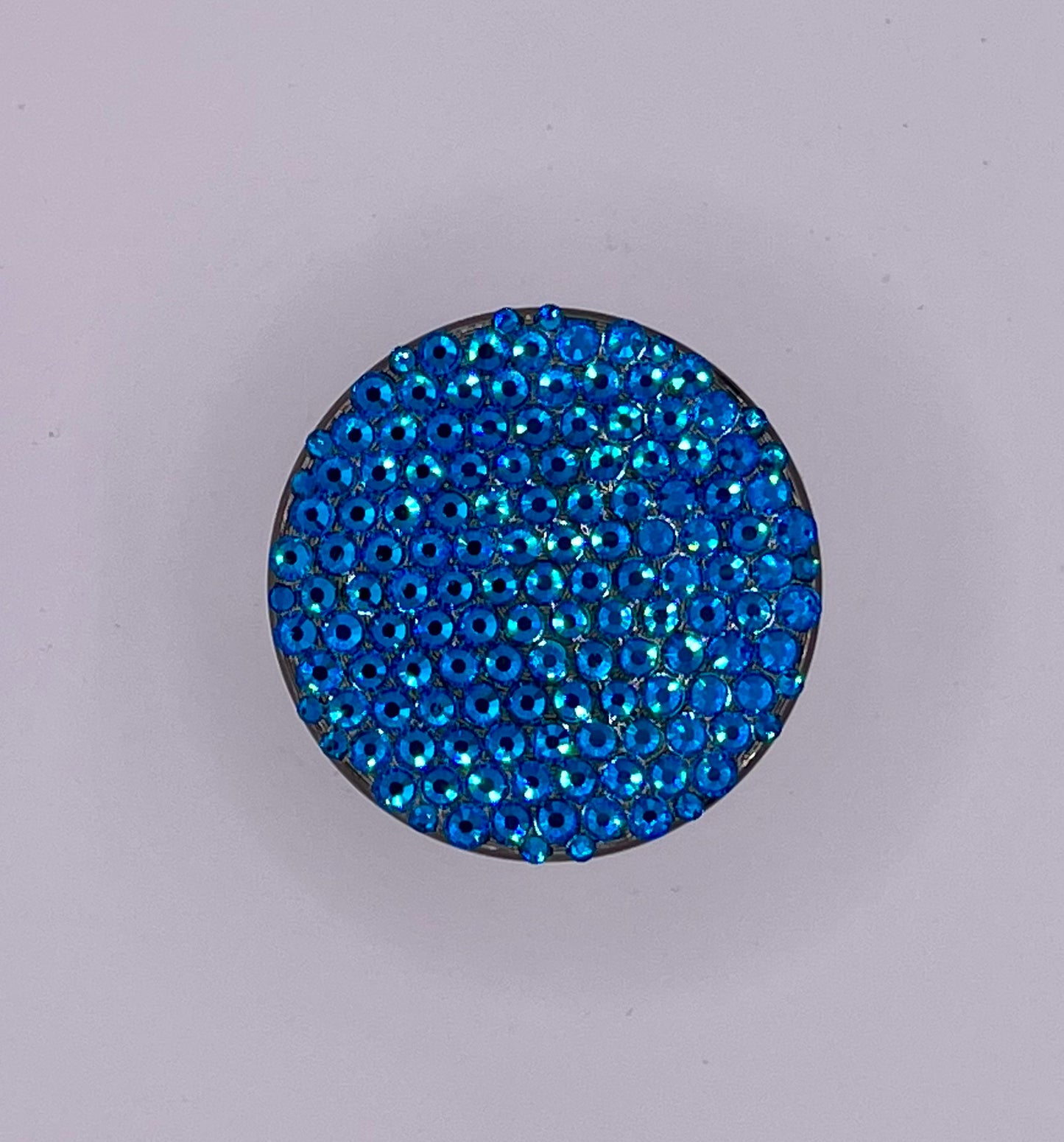 Mini Herb Grinder "Veilstone" - with Glass Crystal Rhinestones