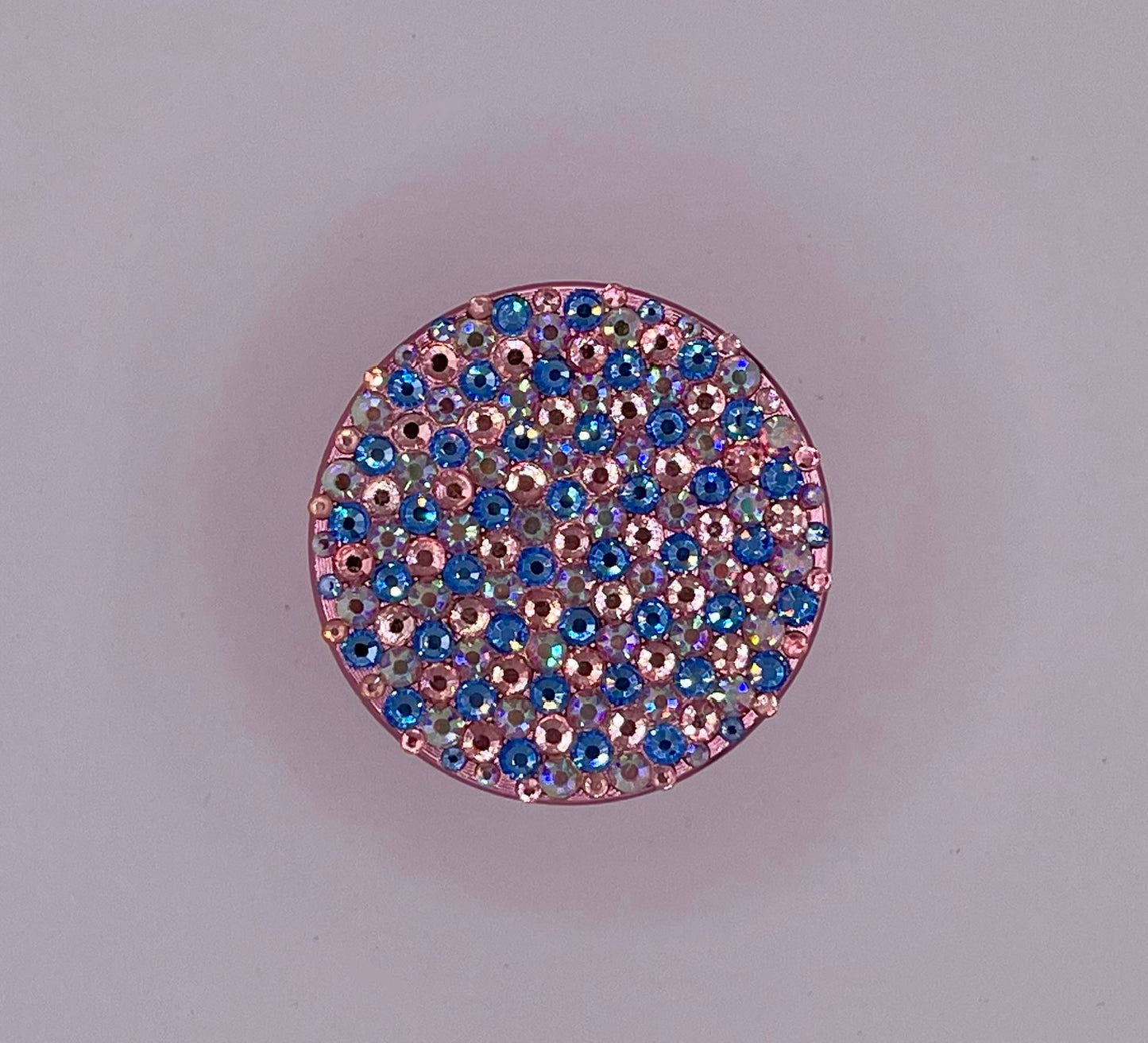Mini Herb Grinder "Amorisca" - with Glass Crystal Rhinestones