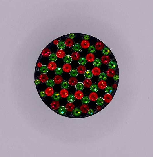Mini Herb Grinder "Bloodthorn" - with Glass Crystal Rhinestones