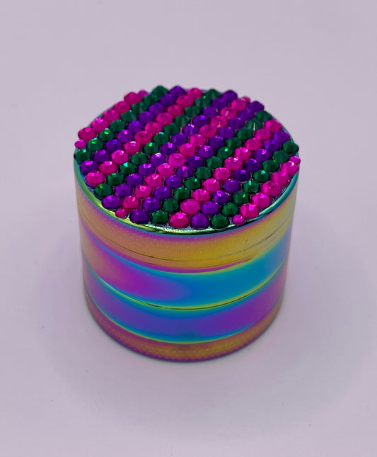 Mini Herb Grinder "Ephira" - with Glass Crystal Rhinestones