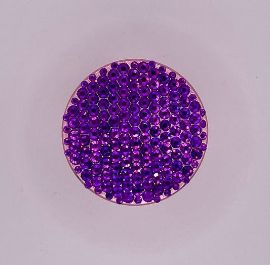 Mini Herb Grinder "Floravex" - with Glass Crystal Rhinestones