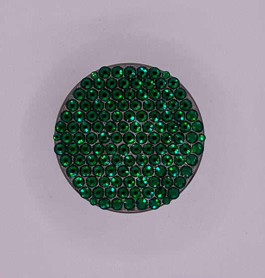 Mini Herb Grinder "Hexmire" - with Glass Crystal Rhinestones