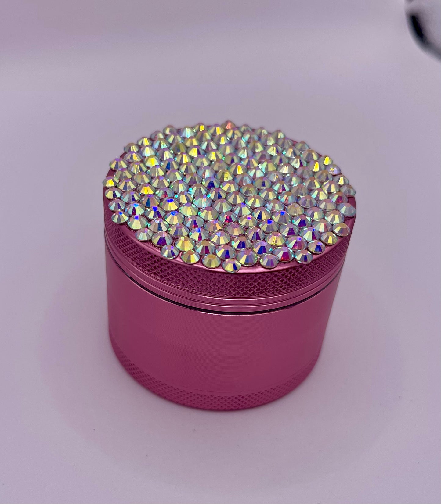 Herb Grinder "Moonblush" - with Glass Crystal Rhinestones