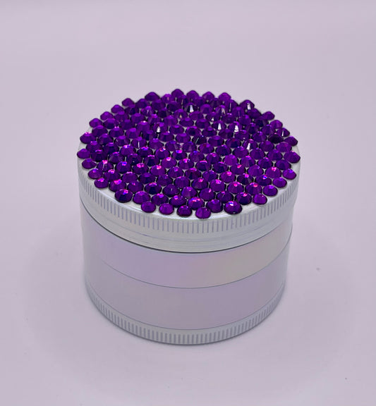Herb Grinder "Moonprance" - with Glass Crystal Rhinestones