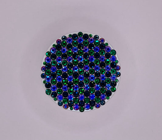 Herb Grinder "Moonwing" - with Glass Crystal Rhinestones
