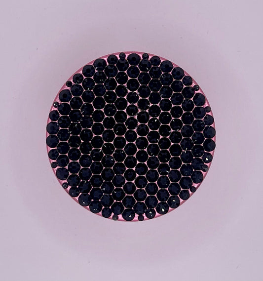 Herb Grinder "Mortisia" - with Glass Crystal Rhinestones