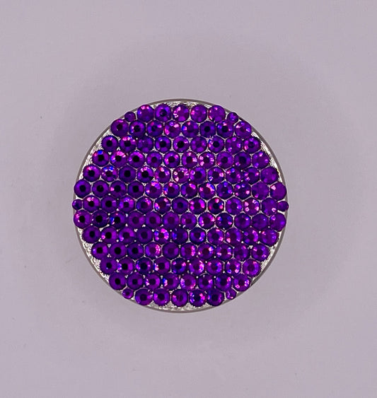 Mini Herb Grinder "Nebulae" - with Glass Crystal Rhinestones