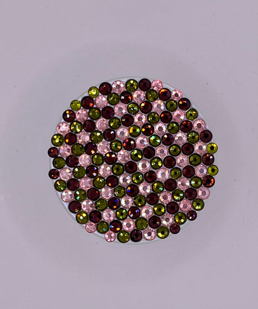 Herb Grinder "Petalure" - with Glass Crystal Rhinestones