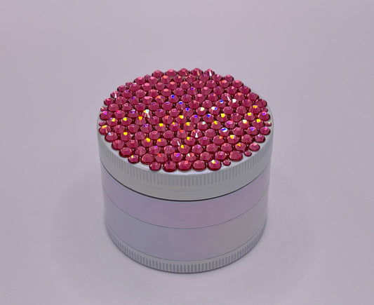 Herb Grinder "Roselight" - with Glass Crystal Rhinestones