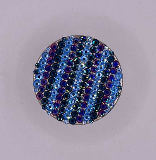 Mini Herb Grinder "Runebound" - with Glass Crystal Rhinestones