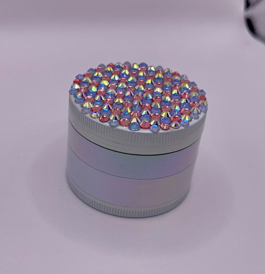 Herb Grinder "Seraphis" - with Glass Crystal Rhinestones