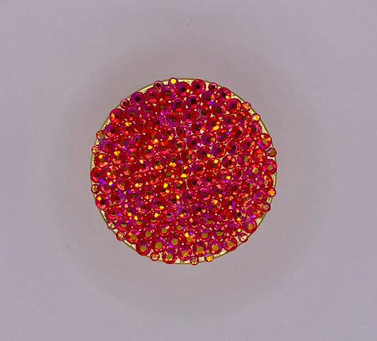 Mini Herb Grinder "Solflare" - with Glass Crystal Rhinestones