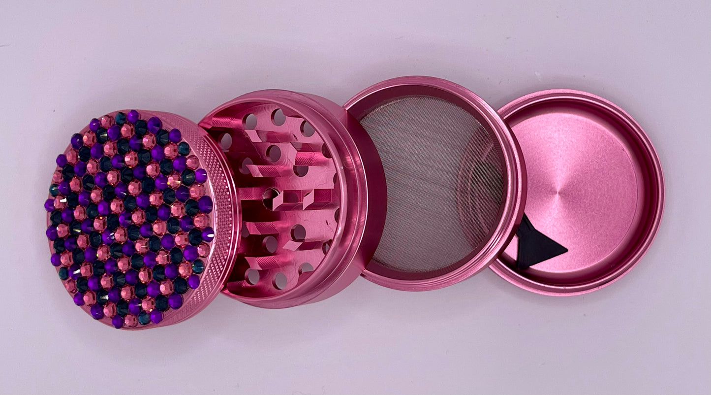 Herb Grinder "Sylpharie" - with Glass Crystal Rhinestones